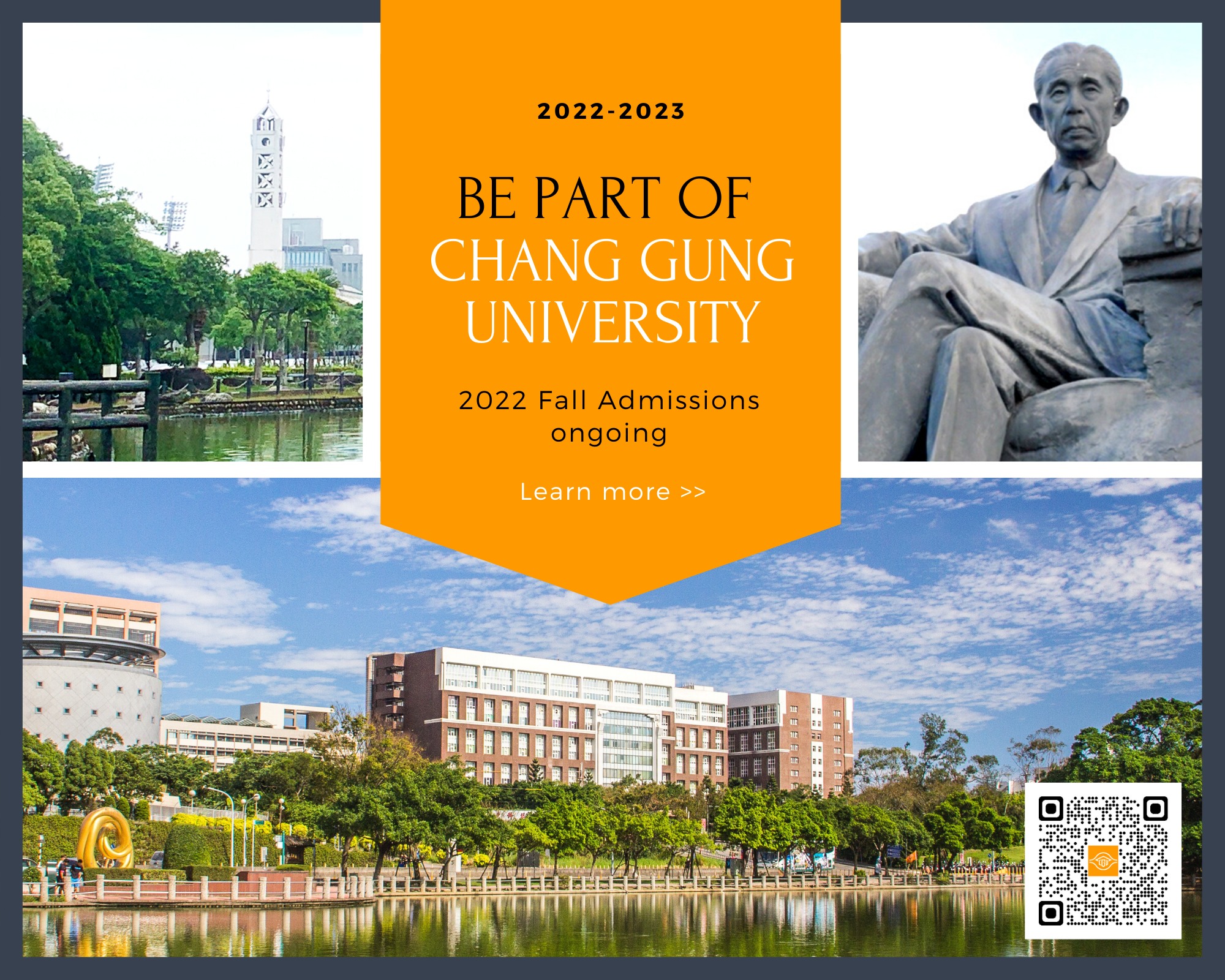 【2.2.2565】ข่าวเปิดรับสมัคร 2022 Fall Semester — Chang Gung University —