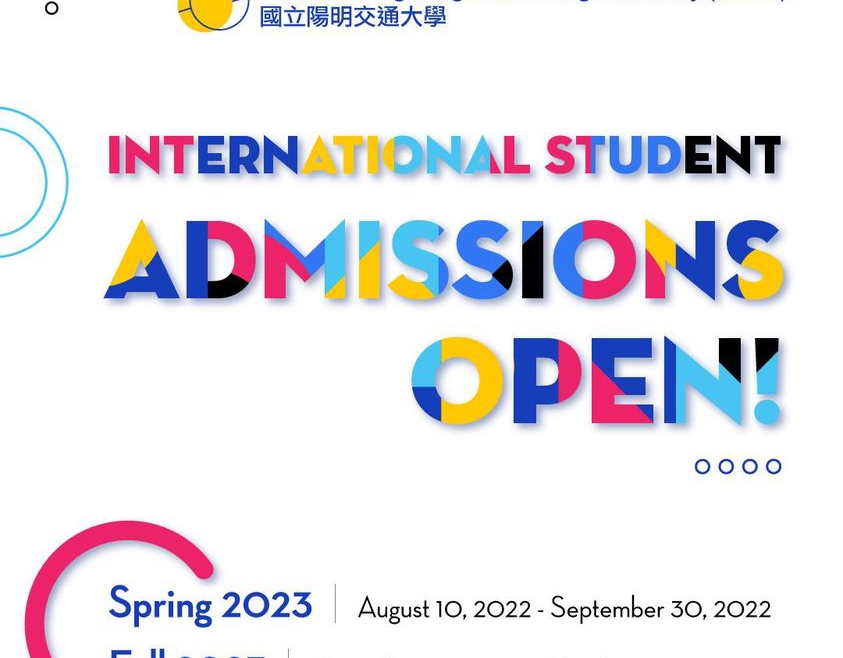 【23.8.2565】National Student Admissions Open — National Yang Ming Chiao Tung University (NYCU