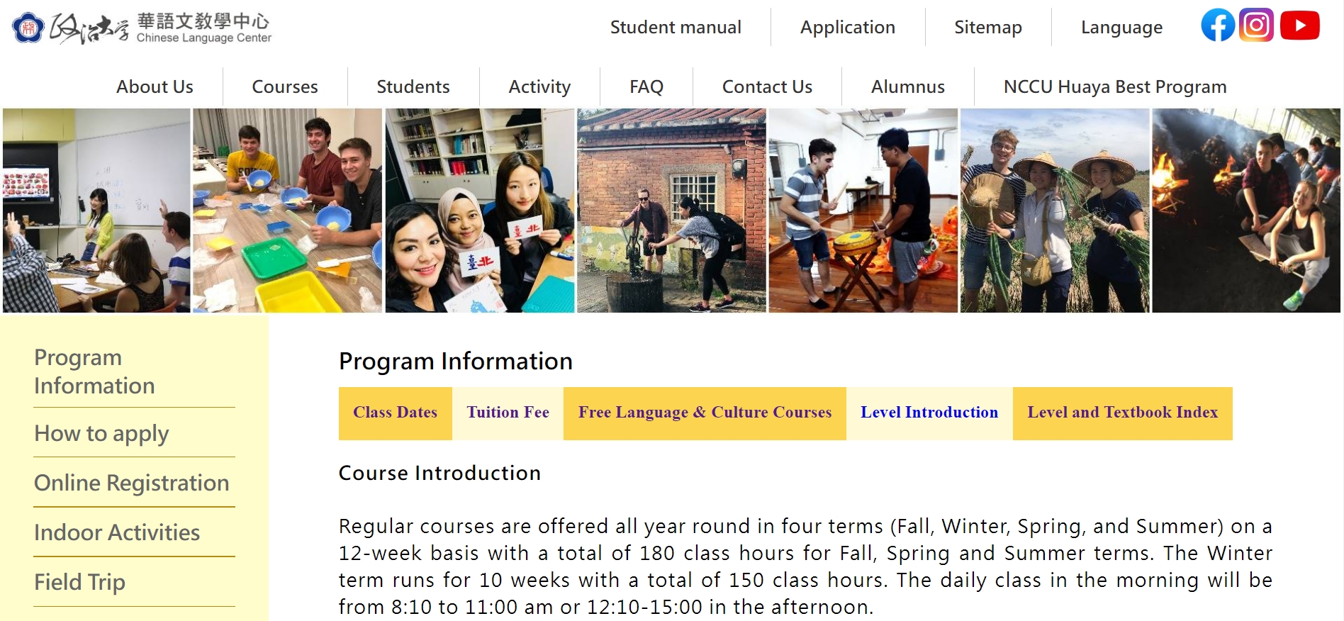 【2022.12.16】 Chinese Course information — Chinese Language Center, National Chengchi University