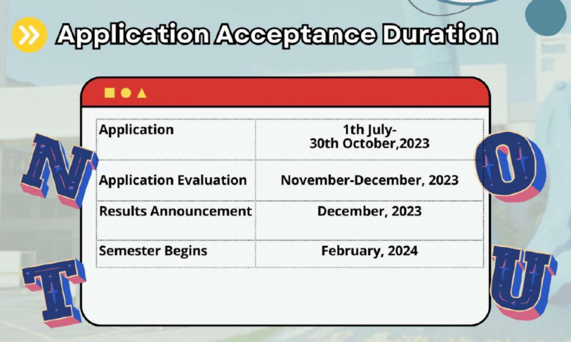 【2023.9.18】National Taiwan Ocean University — Spring 2024 Semester Foreign Student Applications Now Open!