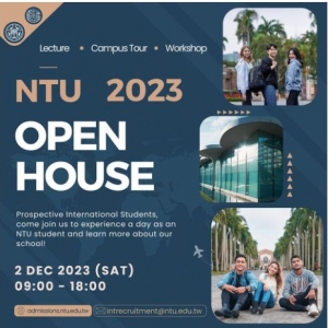 【2023.11.3】2023 NTU Open House Information