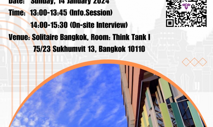 【2024.1.11】Thai On-site Interview & Info Session National Tsing Hua University  —  International Bachelor Degree Program (IBP)